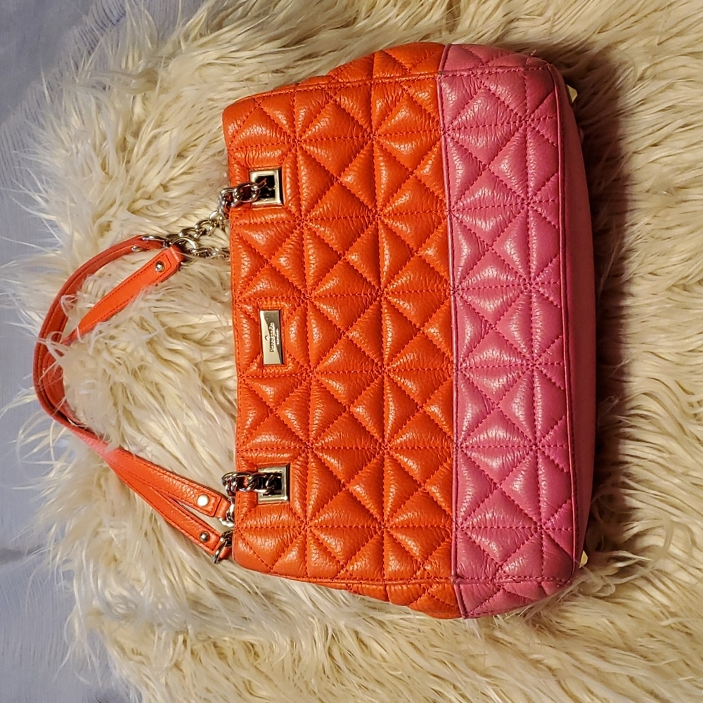 Kate Spade color block chain purse